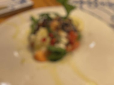 Bulanık soyut restoran arkaplanı