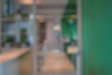 Bulanıklık kafe ve Restoran İç arka planı için