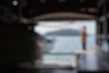 Yatın bulanık arkaplanı