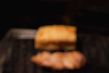 Lezzetli et ve arka plan. kavramsal resim