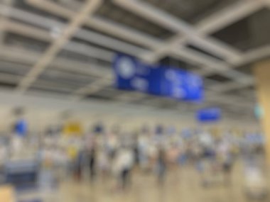 Havaalanı terminal arka plan bulanık