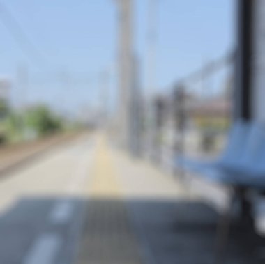 Tren istasyonu bulanık