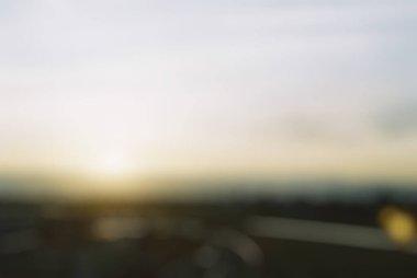 Güzel günbatımının soyut bulanık arkaplanı