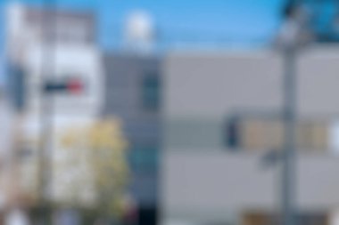 Şehir sokağının bulanık arka planı