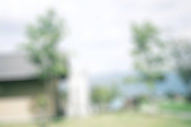 Gölgeli bulanık ev arkaplanı