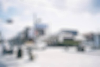 Modern şehir binaları, soyut illüstrasyon geçmişi