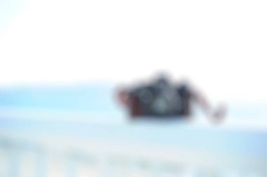 Çağdaş dans performans Tema arka plan bulanıklık