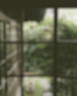 Modern ofis içinin soyut bulanık arkaplanı