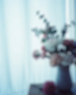 Çiçeklerin soyut arkaplanı.