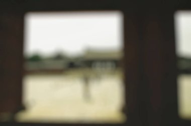 Coffee shop arka plan bulanık