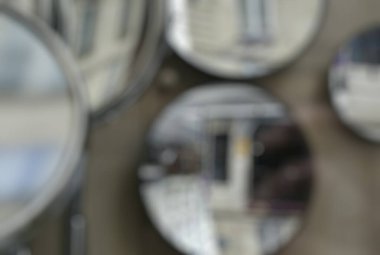 Araba fuarının bulanık görüntüsü