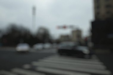 Bulanık şehir arkaplanı, soyut arkaplan