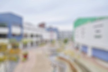 soyut bulanık sokak görünümü