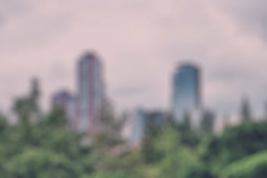 Ofis binasının bulanık arka planı