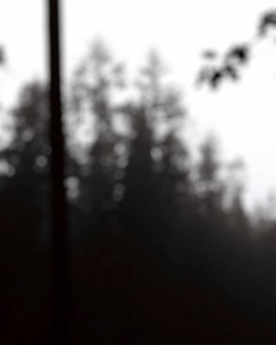 Bokeh ile siyah rengin soyut arkaplanı