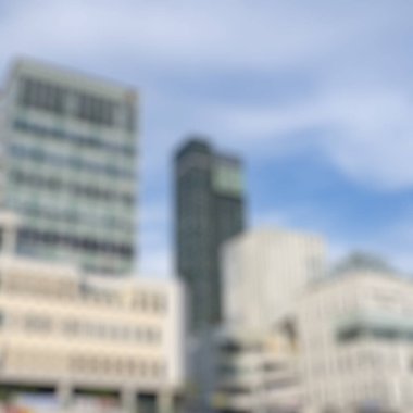 soyut modern şehir görünümü