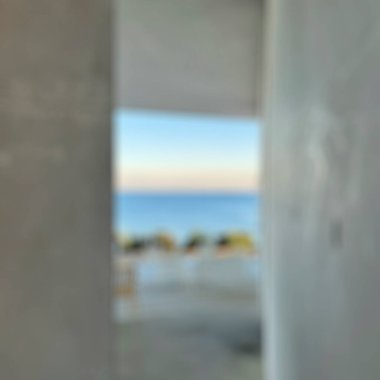 Modern binanın soyut bulanık arkaplanı