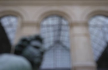 St. Petersburg Rusya 'daki Kurtarıcı Katedrali' nin bulanık görüntüsü.