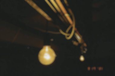 Işıkların ve bokeh 'in soyut arkaplanı