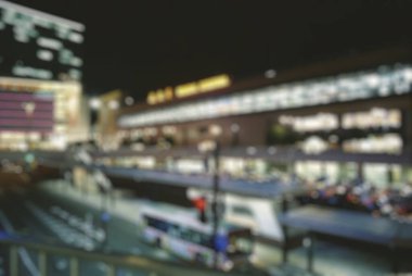 Alışveriş merkezinin soyut bulanık arkaplanı