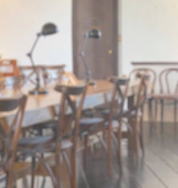 soyut bulanık kahve dükkanı iç mimarisi