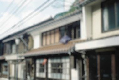 Japon geleneksel tarzının bulanık görüntüsü