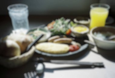 Sabah sağlıklı bir kahvaltı.