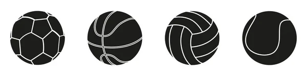 Sport Balls Set Ball Icons — Archivo Imágenes Vectoriales