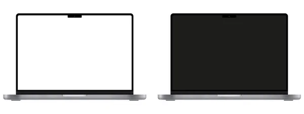 Nouveau Macbook Pro Apple Macbook Pro 2021 Illustration Vectorielle Éditoriale — Image vectorielle