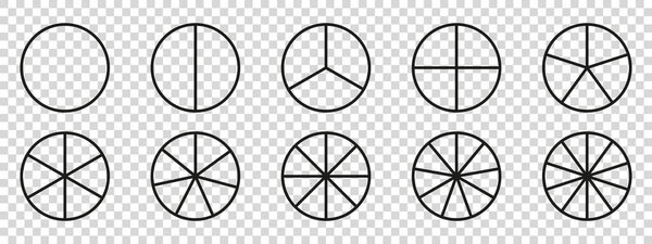 Круги разделили диаграмму 3, 10, 7, диаграмму пиктограммы формы круга диаграммы. Круглый вектор сегмента 6, 9.