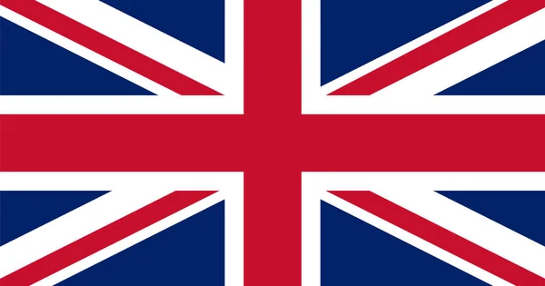 Großbritannien Flagge Des Vereinigten Königreichs — Stockvektor