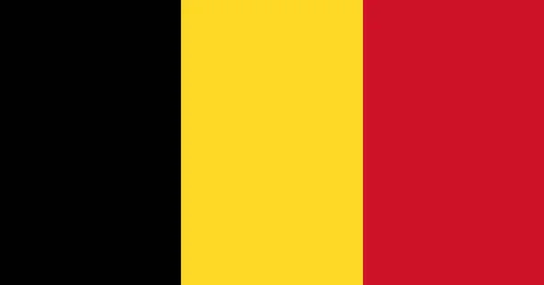 Vecteur Drapeau Belgique — Image vectorielle