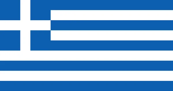 Vetor Bandeira Grécia — Vetor de Stock