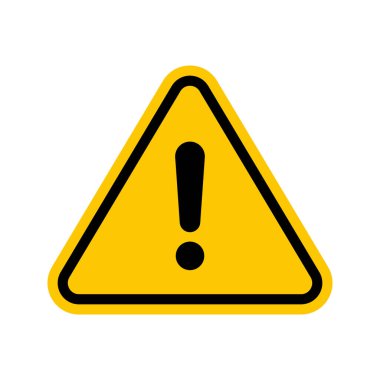 Uyarı işaretleri ayarlandı. Ünlem işaretleri.