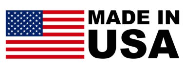 ABD simgelerinde üretilmiştir. ABD damgalı.