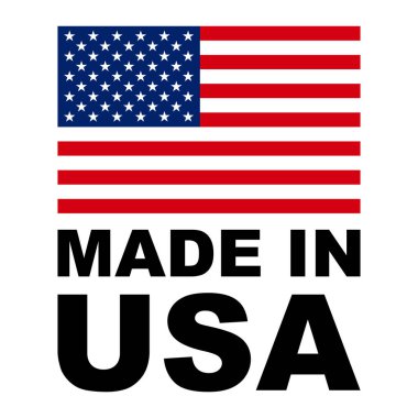 ABD simgelerinde üretilmiştir. ABD damgalı.