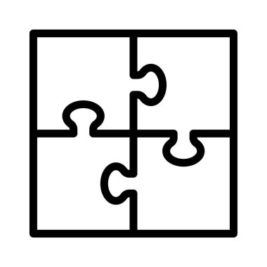 Bulmaca ızgarası - boş şablon. Detaylarla oyun. Vektör illüstrasyonu.