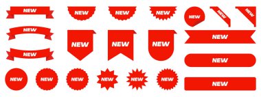 Bir dizi kırmızı yıldız patlaması. Fiyat etiketi, satış etiketi, fiyat etiketi, yıldız patlaması, kalite işareti, retro starlar, satış veya indirim etiketi, güneş ışığı çerçeveleri, promosyon rozeti seti, alışveriş etiketleri