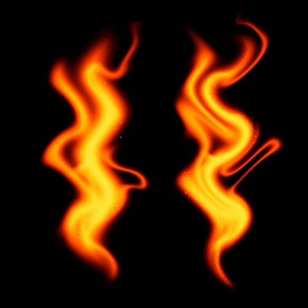Fire Magic Trails smoking lights isolated abstract
