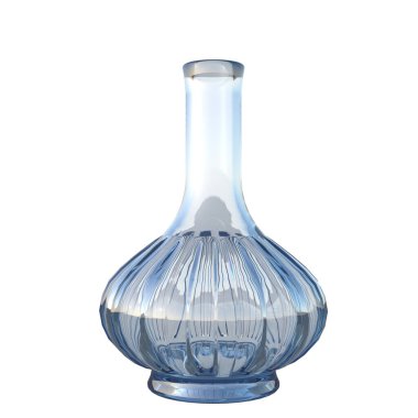 3 boyutlu fantezi iksir şişesi izole edilmiş.