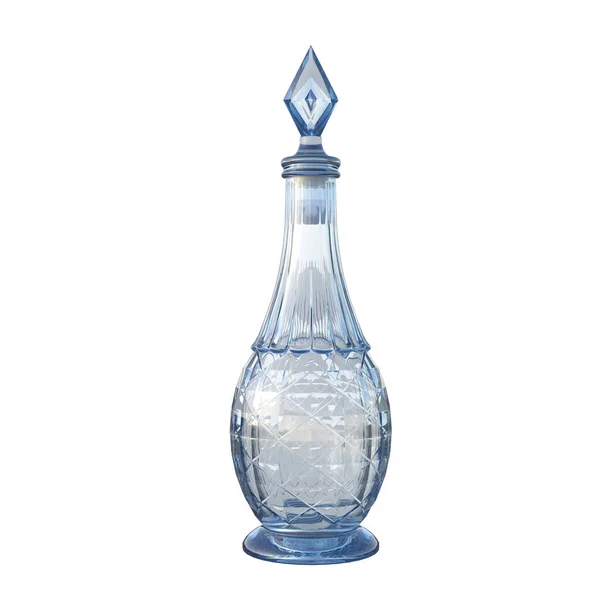 Rendering Fantasy Glass Potion Flask Isolated — Stock Photo, Image