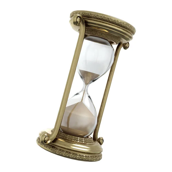 Rendering Illustration Hourglass Isolated Stock Picture