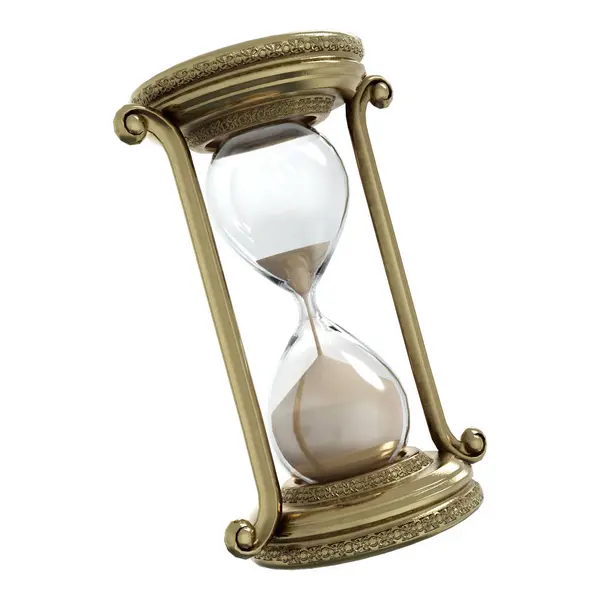 隔離される3Dレンダリングのイラストの時計 ロイヤリティフリーのストック画像