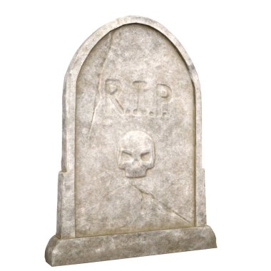 Mezar taşını 3 boyutlu olarak izole et.