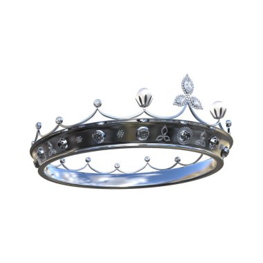 3D kraliyet tacını izole et.