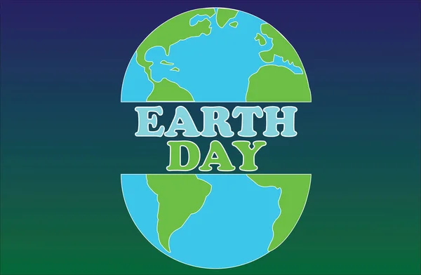 stock vector Happy Earth Day Banner/ Illustration of a happy earth day banner, for environment safety celebration