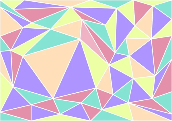 Vektor Poligon Absztrakt Háromszög Pasztell Geometriai Háttér Eps Illusztráció — Stock Vector