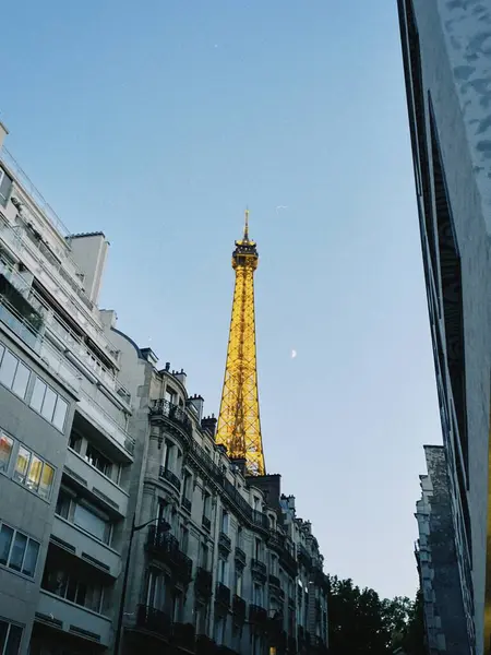 Increíble Vista Toalla Eiffel Centro París Francia Foto Alta Calidad — Foto de Stock