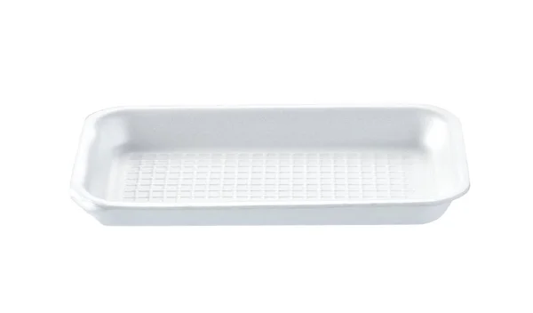 White Plastic Box Design Logo Can Used Microwave Oven Clipping — Fotografia de Stock