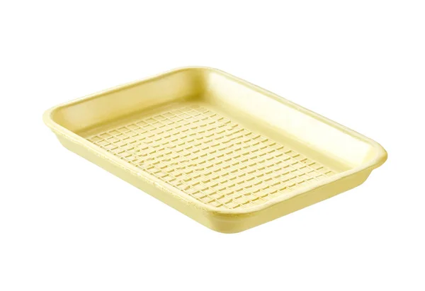 Yellow Plastic Box Design Logo Can Used Microwave Oven Clipping — Fotografia de Stock